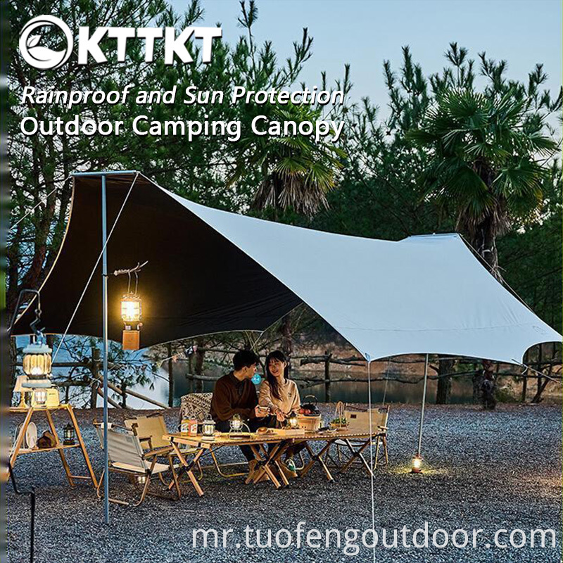 मैदानी पाऊस आणि सूर्य संरक्षण टी आकाराचे फुलपाखरू विनाइल कॅनोपी जेपीजी Outdoor Rain And Sun Protection T Shaped Butterfly Vinyl Canopy Jpg